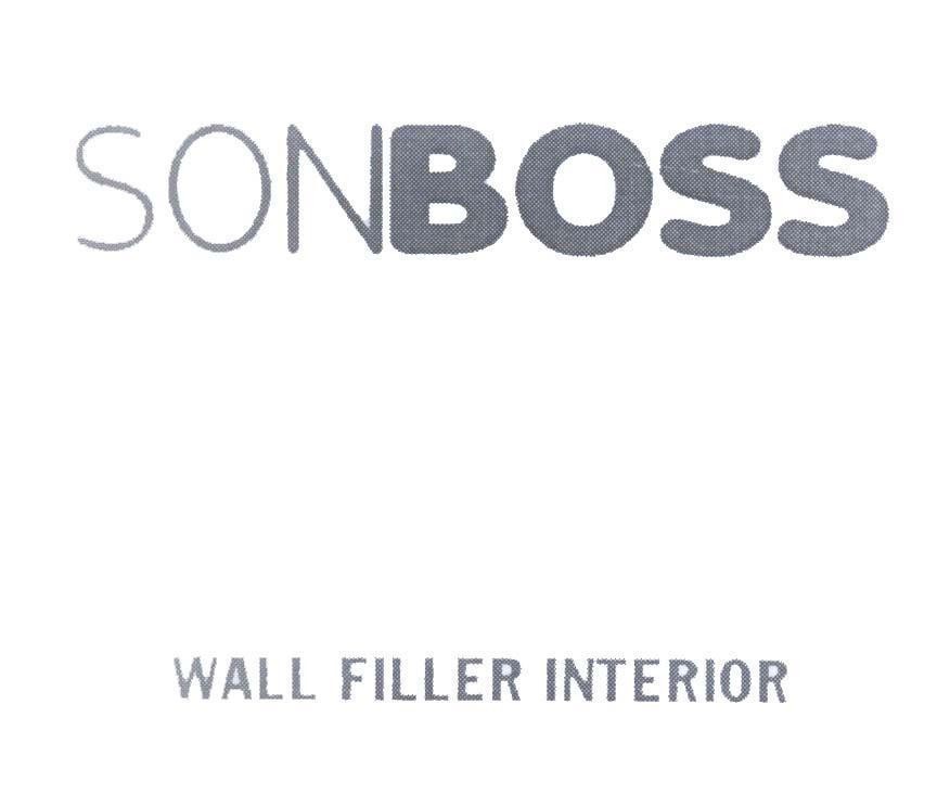 Nhãn hiệu SONBOSS WALL FILLER INTERIOR  của Công ty 4 Oranges Co., Ltd., số đơn 4-2013-15457
