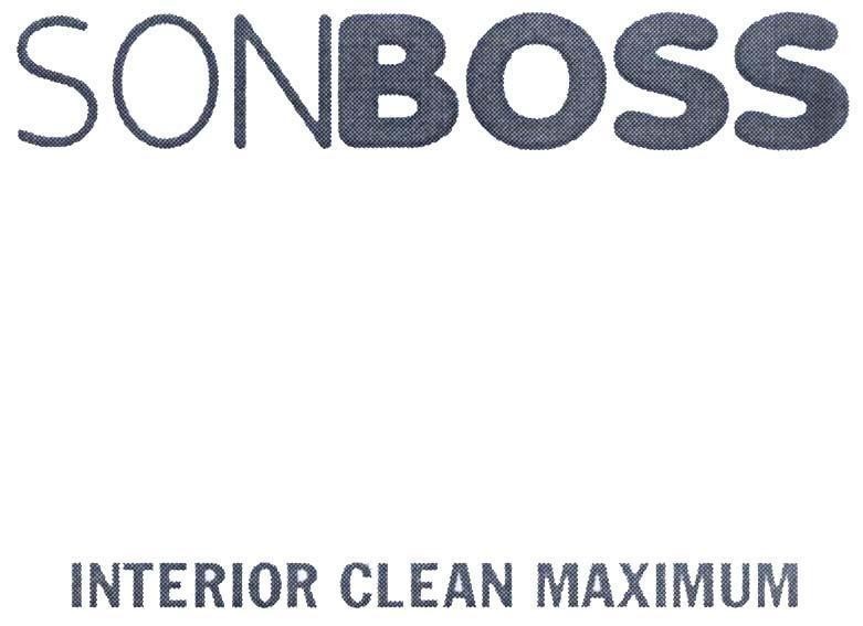 Nhãn hiệu SONBOSS INTERIOR CLEAN MAXIMUM  của Công ty 4 Oranges Co., Ltd, số đơn 4-2013-15462