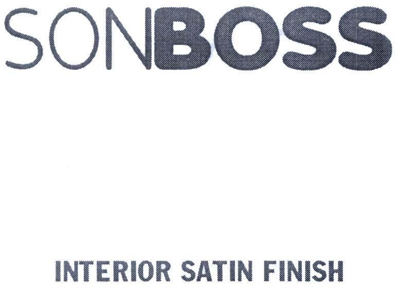 Nhãn hiệu SONBOSS INTERIOR SATIN FINISH  của Công ty 4 Oranges Co., Ltd, số đơn 4-2013-15463