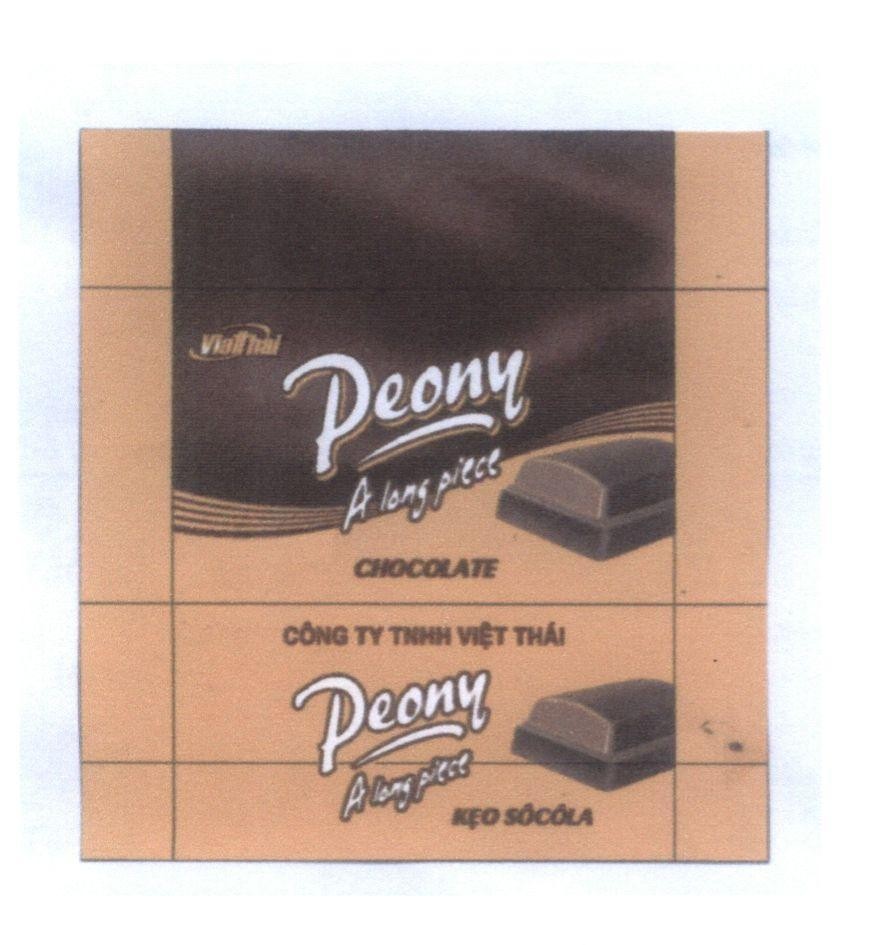 Peony A Long Piece Vietthai CHOCOLATE Kẹo SÔCÔLA Công Ty TNHH Việt Thái 