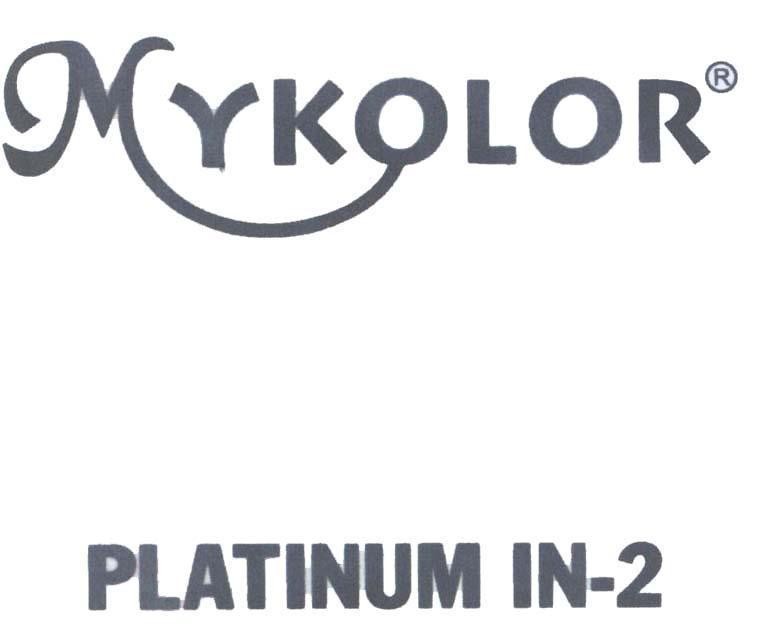 Nhãn hiệu MYKOLOR PLATINUM IN-2  của Công ty 4 ORANGES CO., LTD., số đơn 4-2013-20966