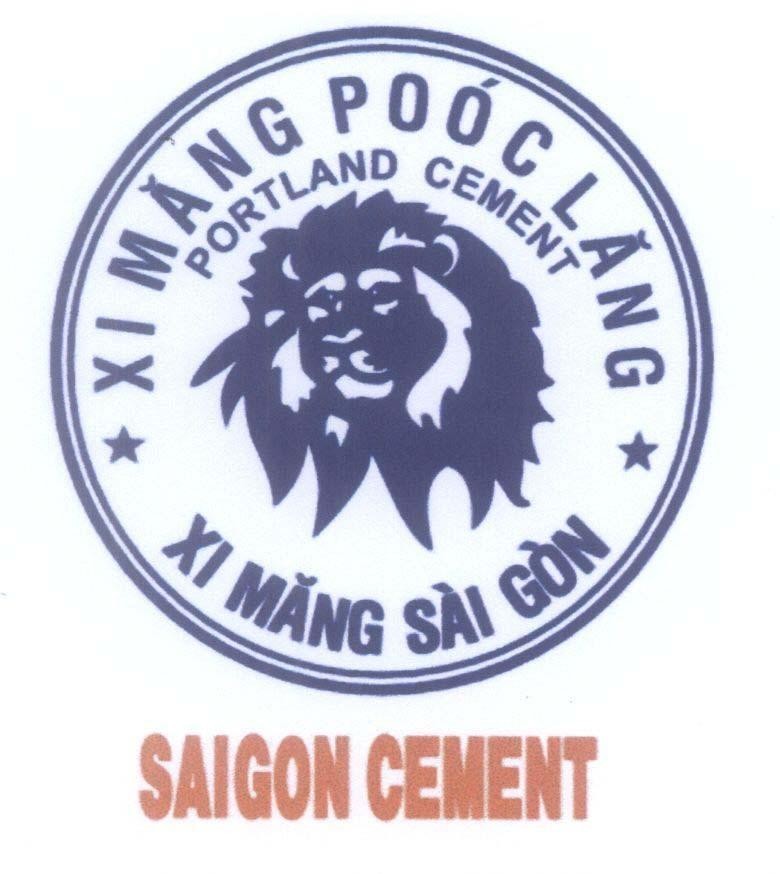 Trademark XI MĂNG SAI GON SAIGON CEMENT XI MĂNG POOC LĂNG PORTLAND CEMENT  of Công ty cổ phần phát triển Sài Gòn, application No 4-2013-20989
