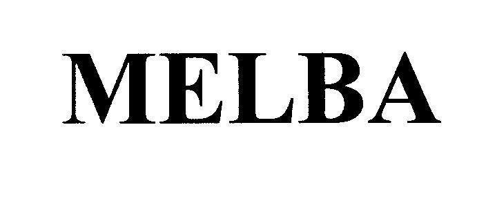 Trademark MELBA  of Công ty TNHH thương mại & xuất nhập khẩu Nhất Lâm, application No 4-2013-21290