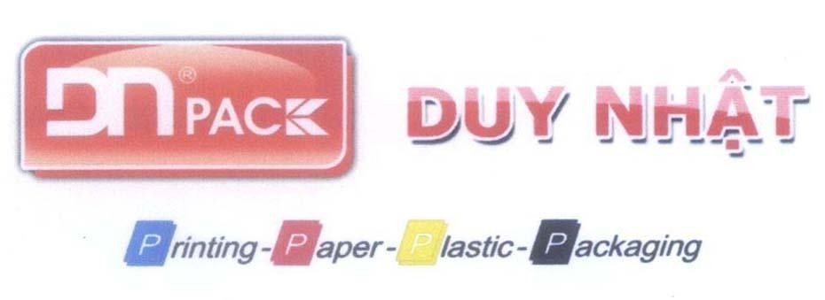 Trademark Duy Nhật DN PACK Printing Paper Plastic Packaging  of Công ty trách nhiệm hữu hạn Tân Hy, application No 4-2013-21557