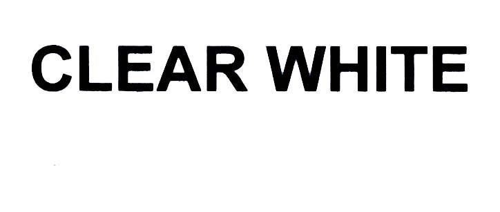 CLEAR WHITE 