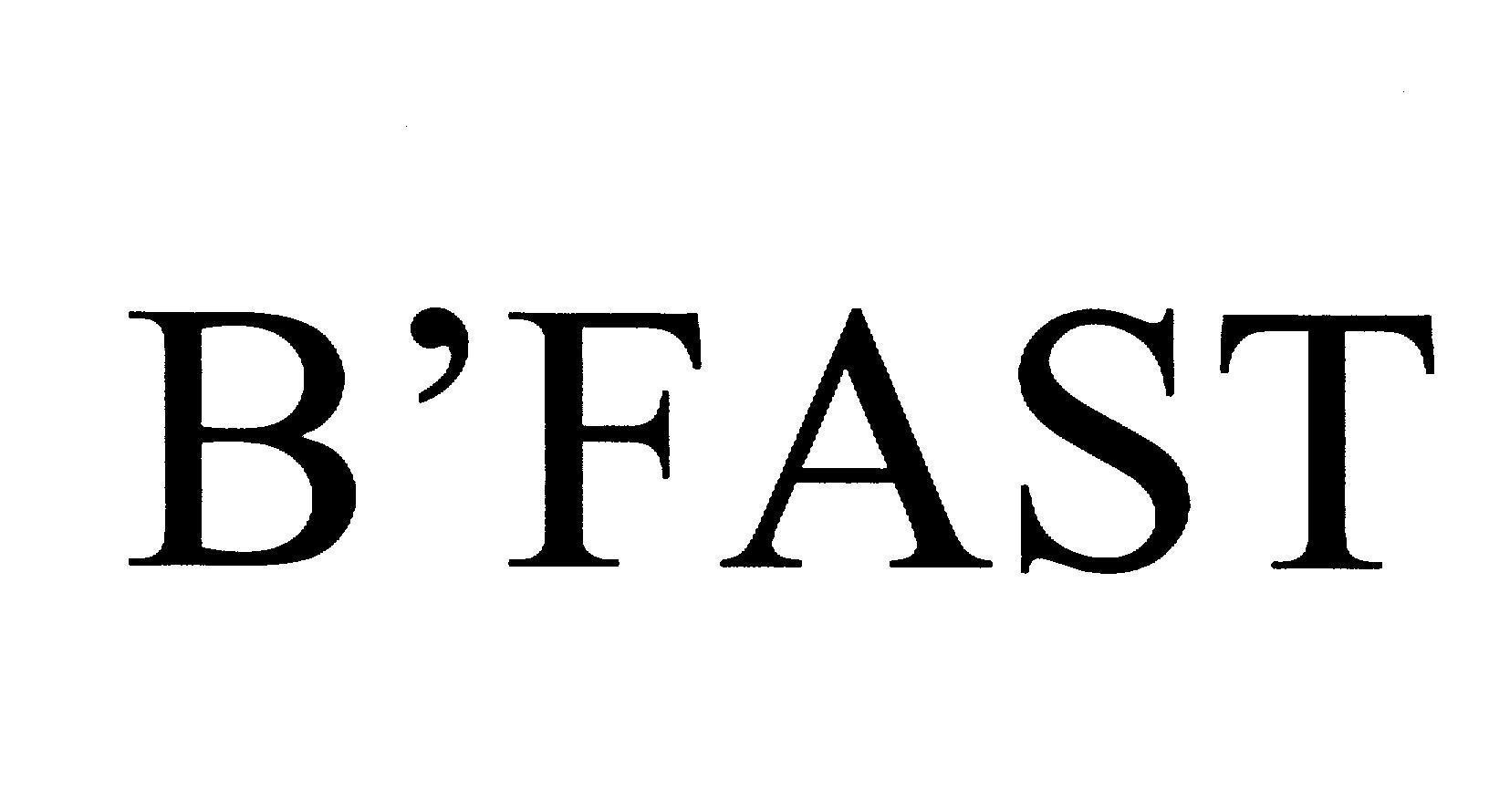 Nhãn hiệu B'FAST  của Công ty cổ phần hàng tiêu dùng MASAN, số đơn 4-2013-22955