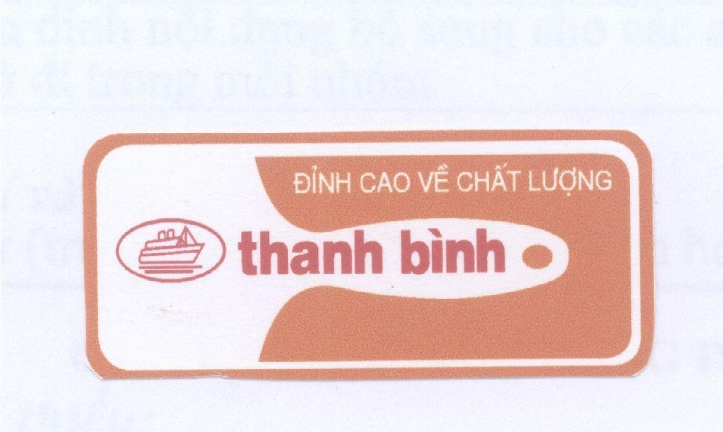Nhãn hiệu thanh bình Đình Cao Về Chất Lượng  của Doanh nghiệp tư nhân sản xuất cọ sơn Thanh Bình, số đơn 4-2013-23650