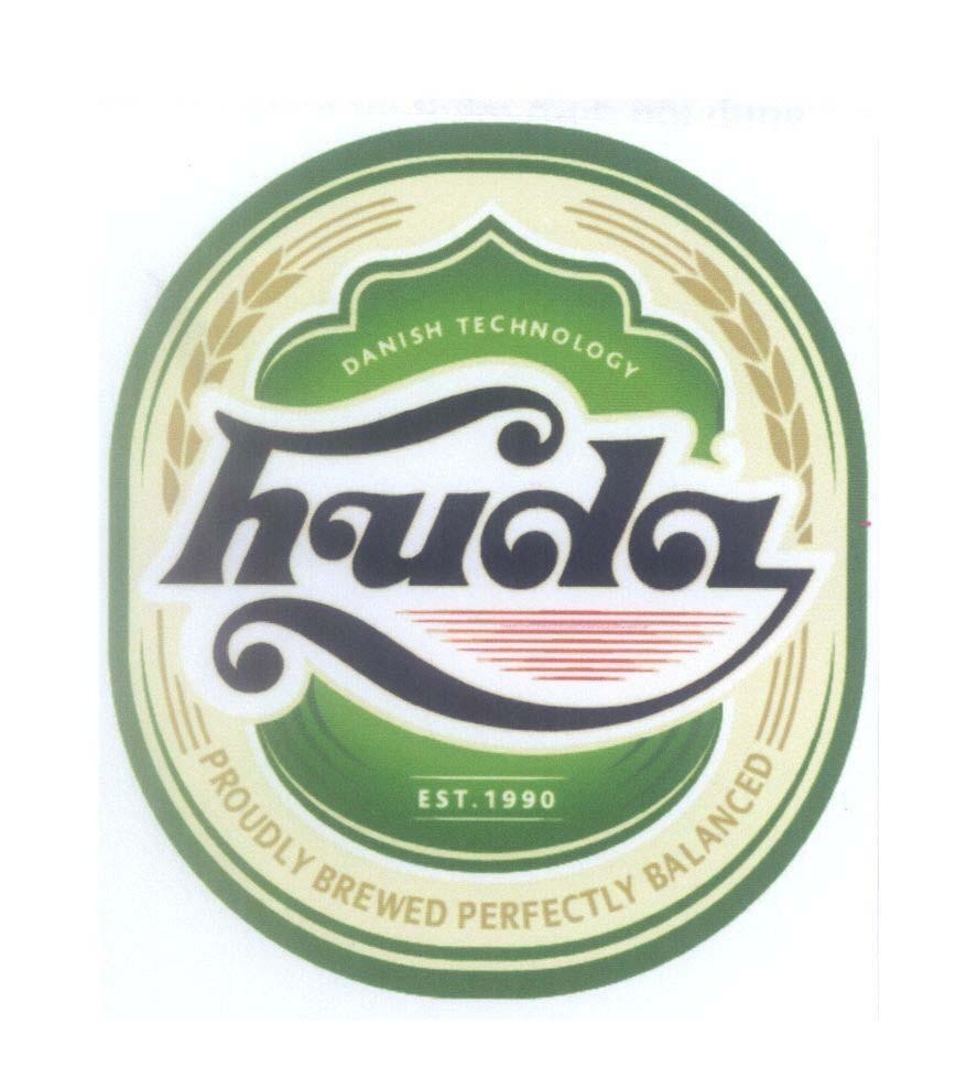 huda PROUDLY BREWED PERFECTLY BALANCED DANISH TECHNOLOGY EST.1990 