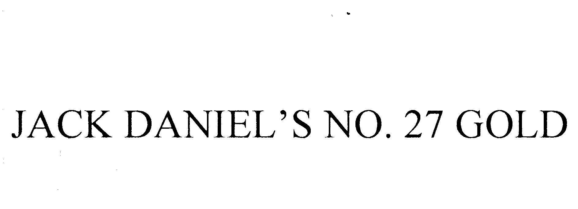 JACK DANIEL'S NO. 27 GOLD 