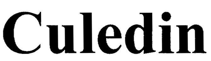 Trademark Culedin  of Công ty cổ phần dược phẩm TV.PHARM, application No 4-2013-29805