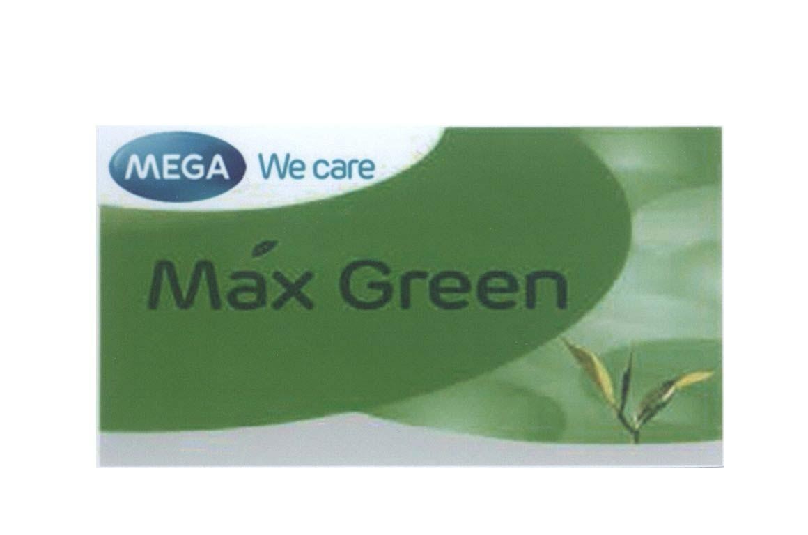 Mega Lifesciences Public Company Limited的MEGA We care Max Green, hình MEGA WE CARE MAX GREEN品牌, 申请号 4-2013-30462
