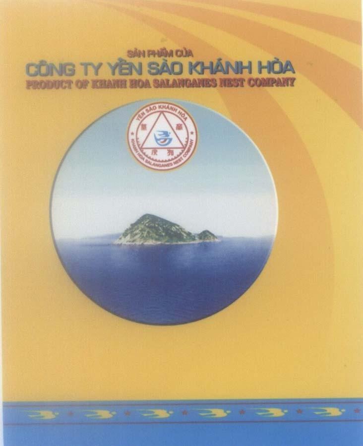 Nhãn hiệu Công ty Yến Sào Khánh Hòa PRODUCT OF KHANH HOA SALANGANES NEST COMPANY [yan wo qing he]  của Công ty TNHH nhà nước một thành viên Yến Sào Khánh Hòa, số đơn 4-2013-31050