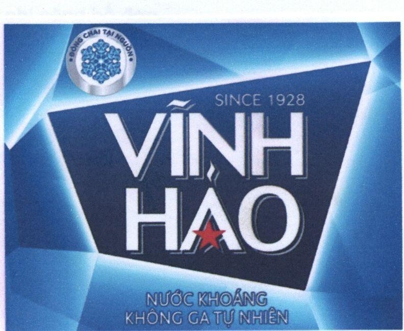 Vĩnh Hảo Nước Khoáng Không Ga Tự Nhiên since 1928 Đóng Chai Tại Nguồn 