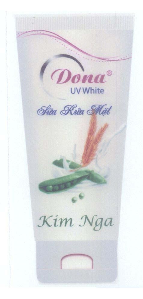 Cơ sở Kim Nga的Kim Nga Dona UV White Sữa Rửa Mặt 品牌, 申请号 4-2014-02984