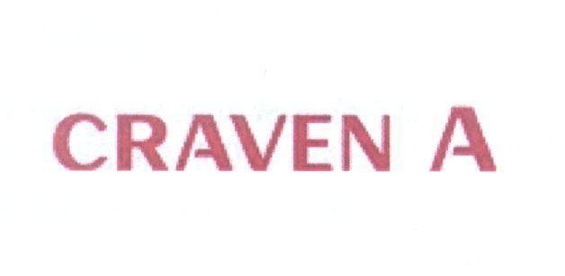 Nhãn hiệu CRAVEN A  của Carreras Limited, số đơn 4-2014-03842
