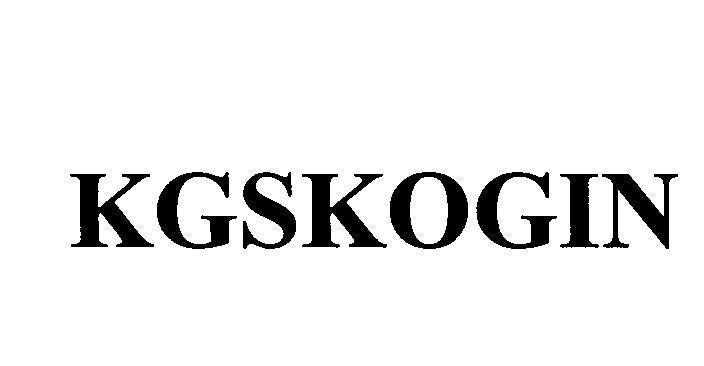 Nhãn hiệu KGSKOGIN  của Công ty TNHH dược phẩm U.N.I Việt Nam, số đơn 4-2014-04959
