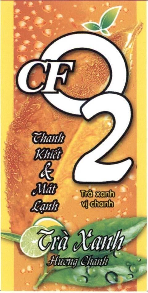 CF O 2 Thanh Khiết & Mát Lạnh Trà Xanh Hương Chanh Trà xanh vị chanh 