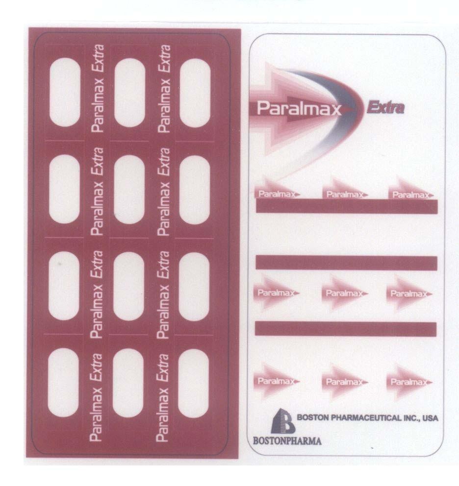 Trademark Paralmax Extra BOSTONPHARMA B...  of Boston Pharmaceutical, Inc, application No 4-2014-17697