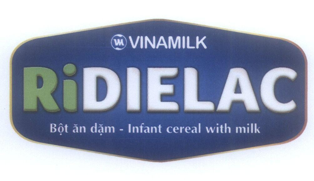 Trademark RiDIELAC VINAMILK Bột ăn dặm - Infant cereal with milk V M  of Công ty cổ phần Sữa Việt Nam (VINAMILK), application No 4-2014-19185