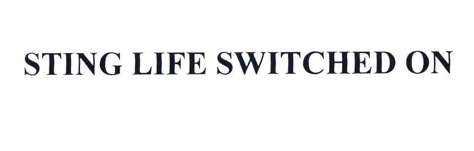 Trademark STING LIFE SWITCHED ON  of PepsiCo, Inc., application No 4-2014-19292