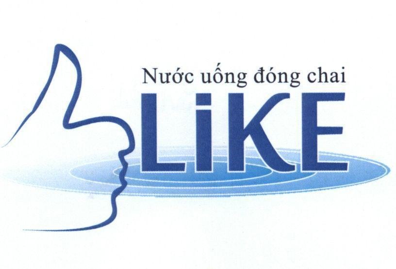 Nhãn hiệu Nước uống đóng chai LIKE  của Công ty cổ phần rượu Bình Tây, số đơn 4-2014-19672