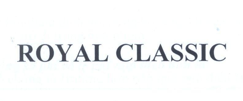 Nhãn hiệu ROYAL CLASSIC  của Công ty TNHH một thành viên thuốc lá Đồng Tháp, số đơn 4-2014-20217