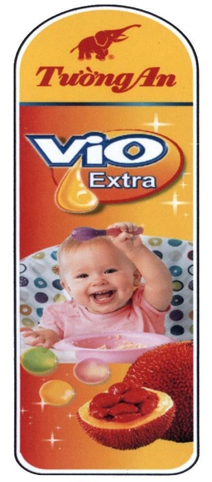 Nhãn hiệu Tường An VIO Extra  của Công ty cổ phần dầu thực vật Tường An, số đơn 4-2014-21458