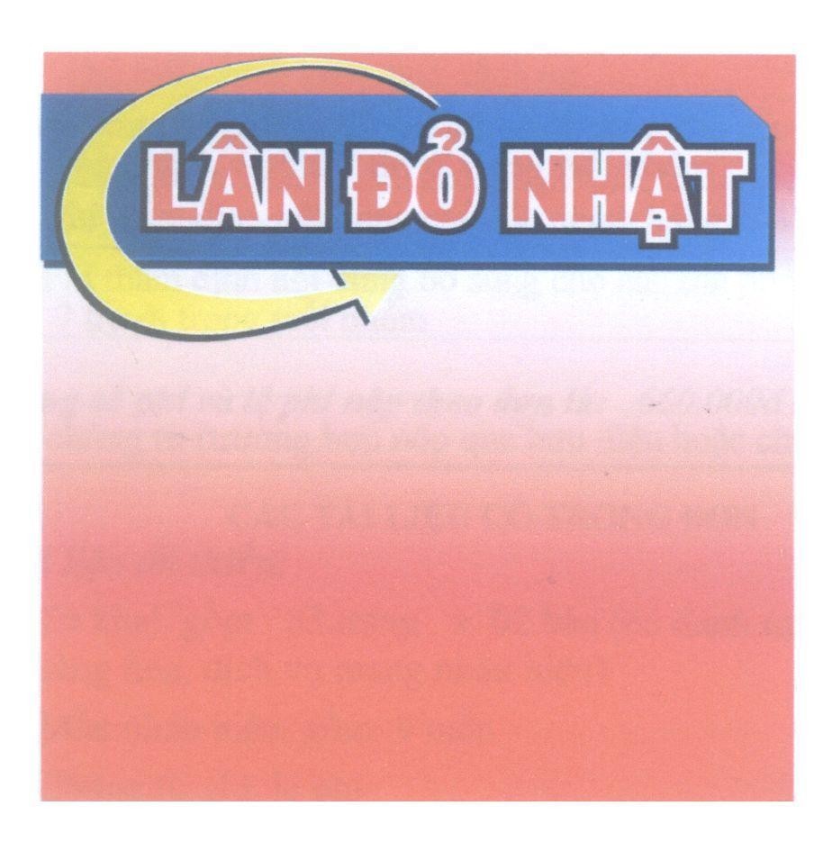 Nhãn hiệu Lân Đỏ Nhật [ C ]  của Công ty TNHH thương mại Ngân Gia Nhật, số đơn 4-2014-23826