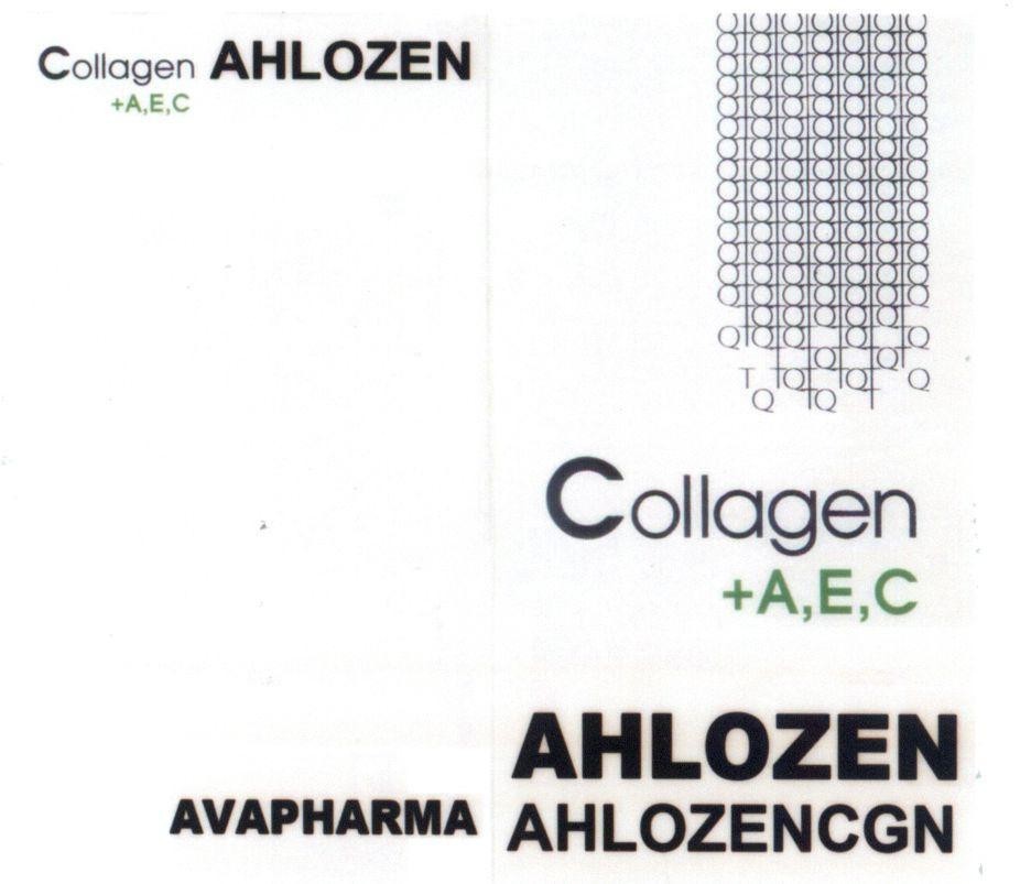 AHLOZEN Collagen +A,E,C AHLOZEN Collagen +A,E,C AVAPHARMA AHLOZENCGN Q T 
