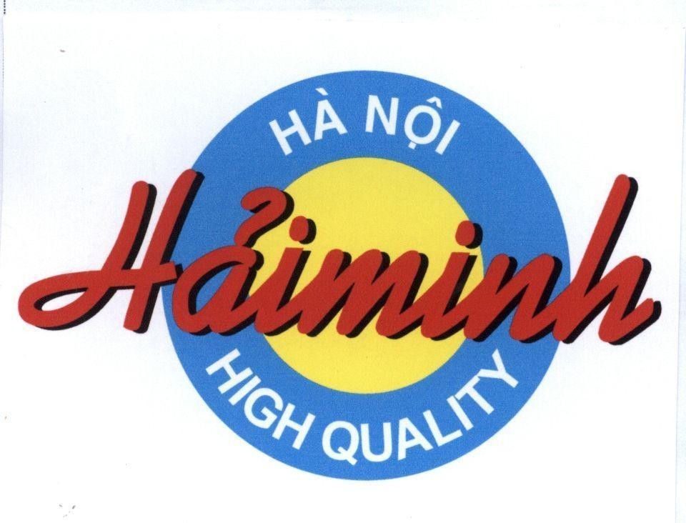 Nhãn hiệu Hảiminh Hà Nội HIGH QUALITY  của Công ty cổ phần bánh kẹo Hải Minh, số đơn 4-2014-26764