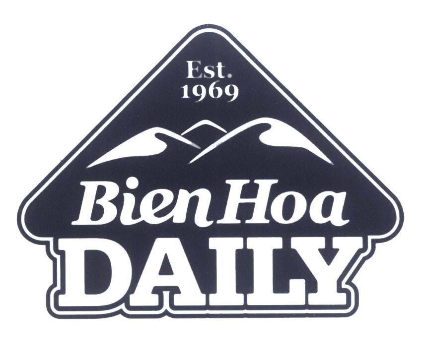 Trademark BienHoa DAILY Est. 1969  of Công ty cổ phần hàng tiêu dùng Biên Hòa, application No 4-2014-27382