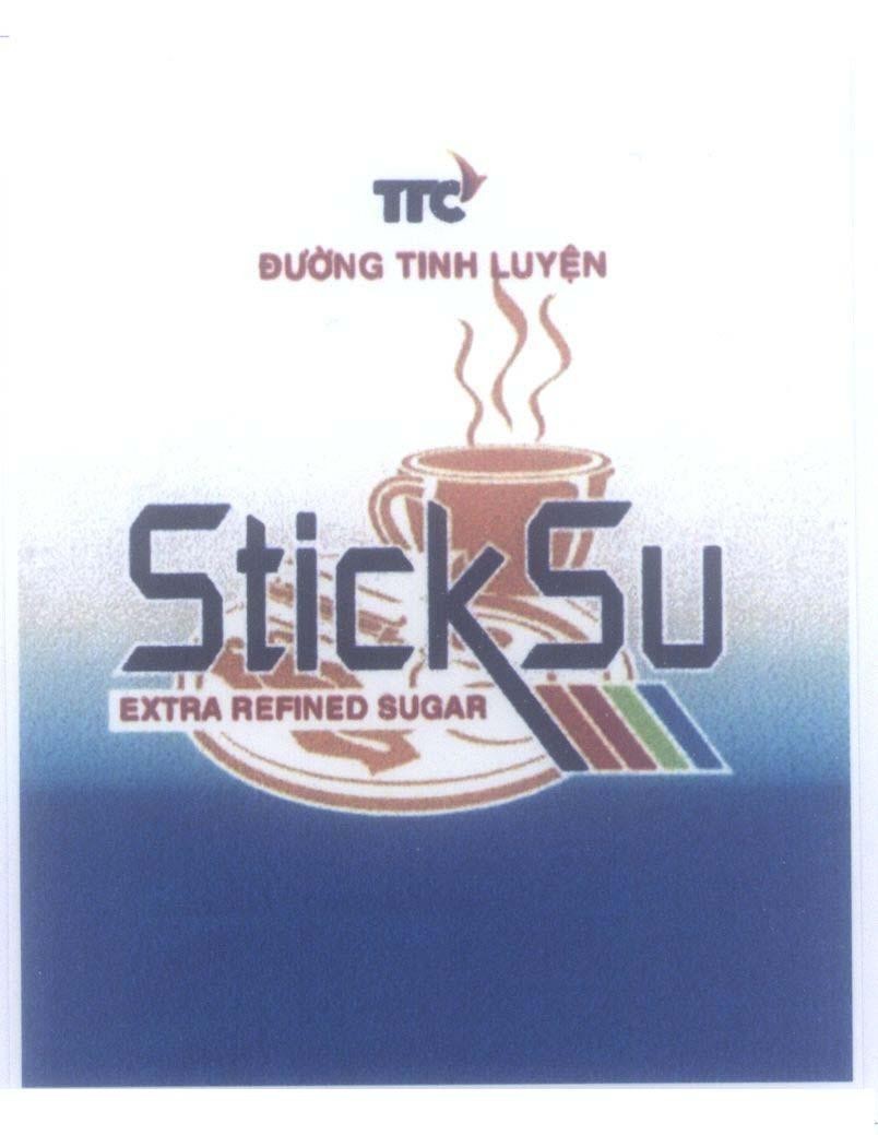 Trademark StickSu EXTRA REFINED SUGAR Đường Tinh Luyện TTC  of Công ty cổ phần hàng tiêu dùng Biên Hòa, application No 4-2015-01076