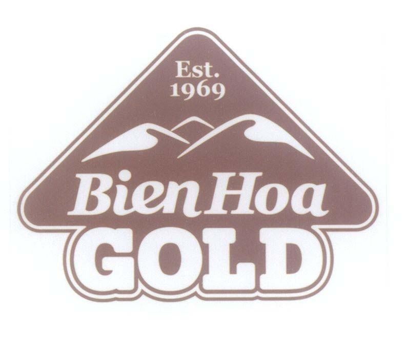 Trademark Bien Hoa GOLD Est. 1969  of Công ty cổ phần hàng tiêu dùng Biên Hòa, application No 4-2015-02986