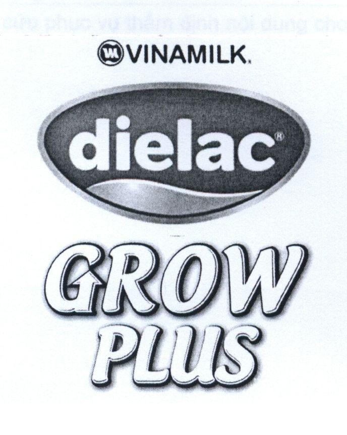 Nhãn hiệu dielac VINAMLK GROW PLUS  của Công ty cổ phần sữa Việt Nam (VINAMILK), số đơn 4-2015-05073