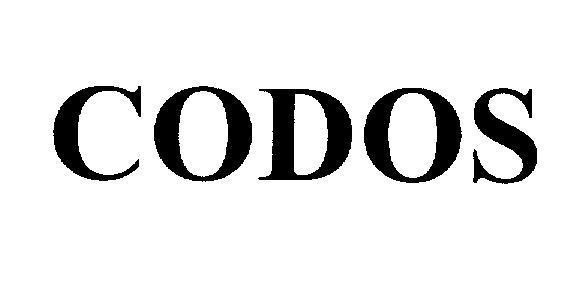 Nhãn hiệu CODOS  của Công ty TNHH quốc tế Vĩ Long, số đơn 4-2015-05527