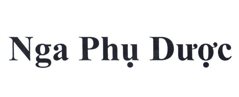 Nhãn hiệu Nga Phụ Dược  của Công ty trách nhiệm hữu hạn dược phẩm á âu, số đơn 4-2015-07759