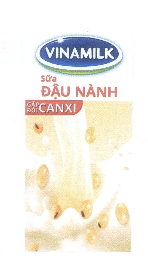 Nhãn hiệu VINAMILK Sữa đậu nành Gấp Đôi CANXI  của Công ty cổ phần Sữa Việt Nam (Vinamilk), số đơn 4-2015-07925