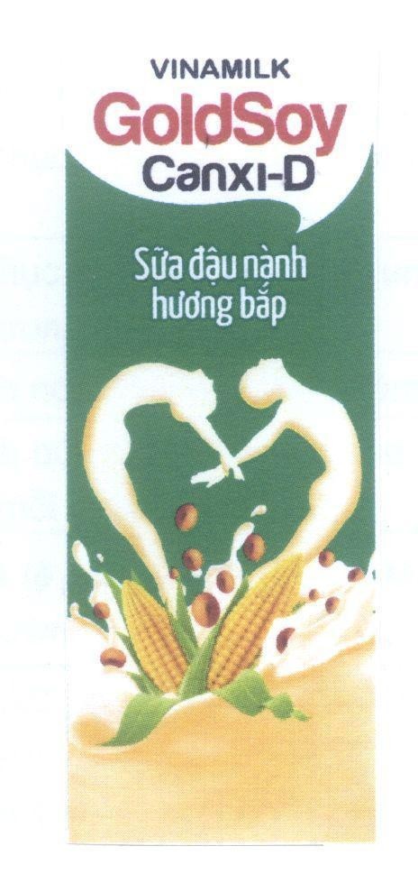 Nhãn hiệu VINAMILK GoldSoy Canxi-D Sữa đậu nành hương bắp  của Công ty cổ phần Sữa Việt Nam (Vinamilk), số đơn 4-2015-07926