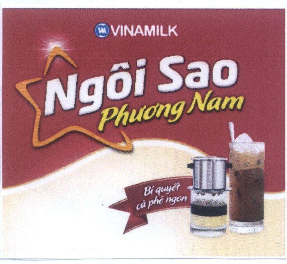 Nhãn hiệu VINAMILK Ngôi Sao Phương Nam Bí quyết cà phê ngon  của Công ty cổ phần Sữa Việt Nam (VINAMILK), số đơn 4-2015-09511