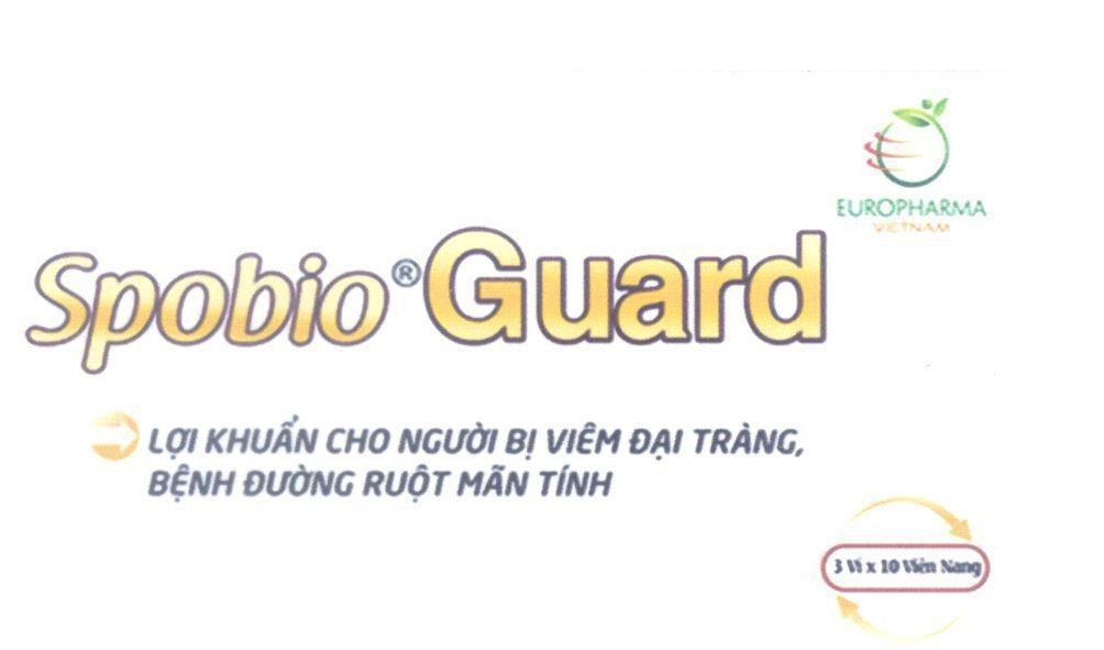 Spobio Guard EUROPHARMA VIETNAM Lợi Khuẩn Cho Người Bị Viêm Đại Tràng, Bệnh Đường Ruột Mãn Tính 3 Vỉ x 10 Viên Nang 
