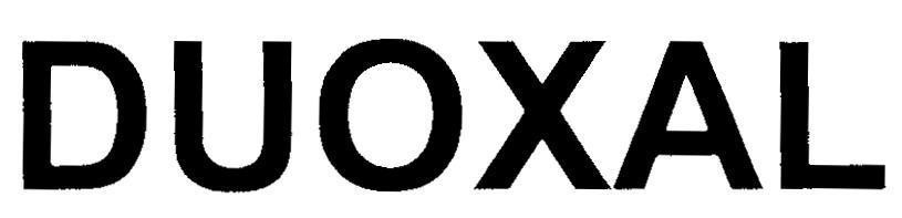 Trademark DUOXAL  of LABORATORIOS SALVAT, S.A, application No 4-2015-09772
