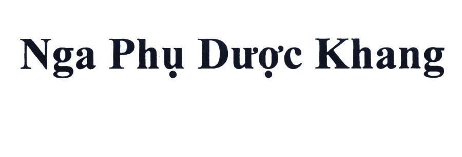 Nhãn hiệu Nga Phụ Dược Khang  của Công ty trách nhiệm hữu hạn dược phẩm á Âu, số đơn 4-2015-09790