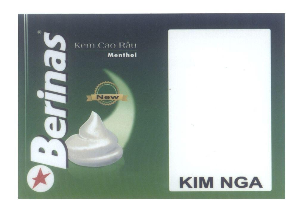 Berinas Kem cạo râu Menthol New KIM NGA 