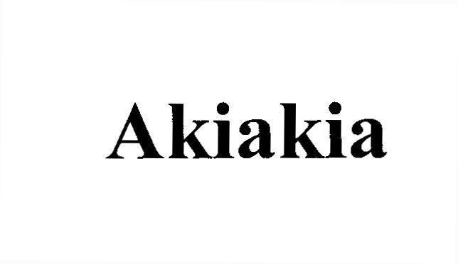 Nhãn hiệu Akiakia  của Công ty cổ phần One Mount Group, số đơn 4-2015-13459
