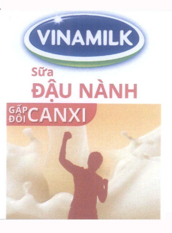 Nhãn hiệu VINAMILK Sữa Đậu Nành Gấp Đôi Canxi  của Công ty cổ phần sữa Việt Nam (Vinamilk), số đơn 4-2015-17975