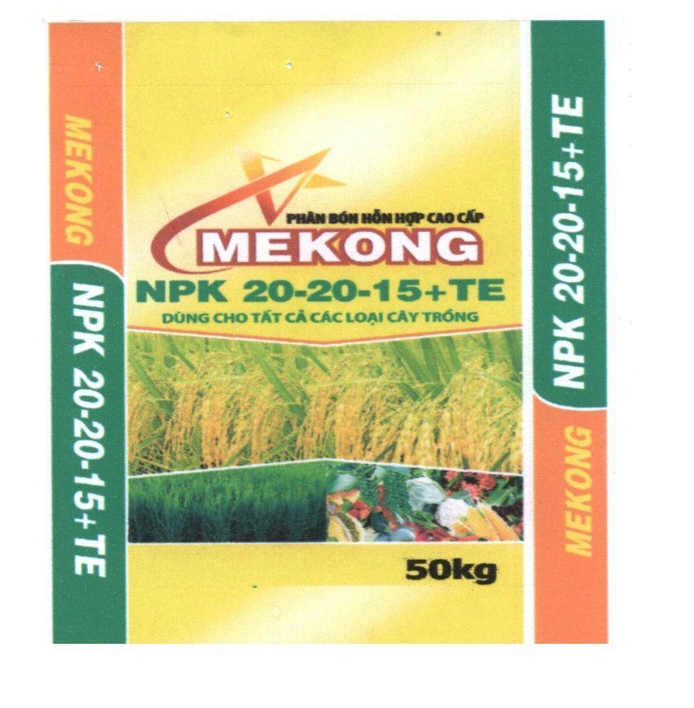 MEKONG NPK 20-20-15+TE Phân Bón Hỗn Hợp Cao Cấp Dùng Cho Tất Cả Các Loại Cây Trồng 50Kg MEKONG NPK 20-20-15+TE 