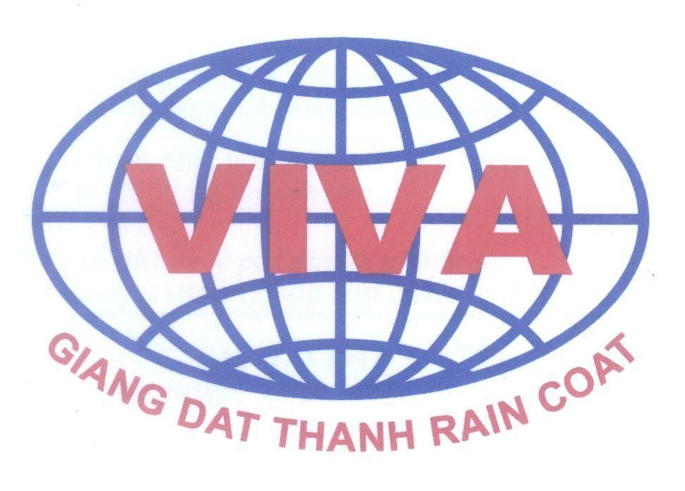 Nhãn hiệu VIVA GIANG DAT THANH RAIN COAT  của Công ty TNHH sản xuất thương mại Giang Đạt Thành, số đơn 4-2015-23134