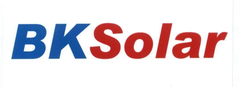 Nhãn hiệu BKSolar  của Công ty cổ phần đầu tư và phát triển Năng Lượng Mặt Trời Bách Khoa, số đơn 4-2015-25471