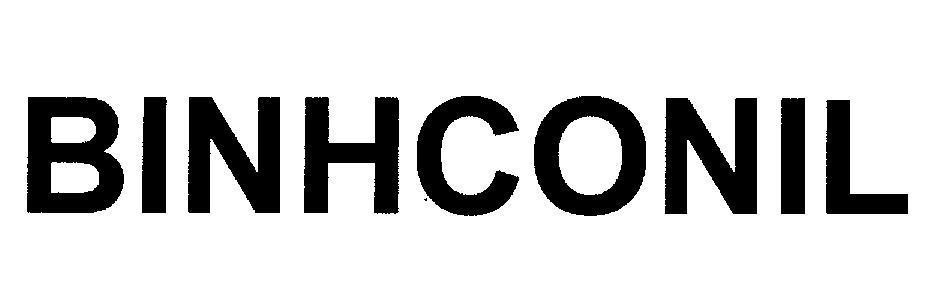 Nhãn hiệu BINHCONIL  của Jiangyin Jianglian Industry Trade Co., Ltd, số đơn 4-2015-27832
