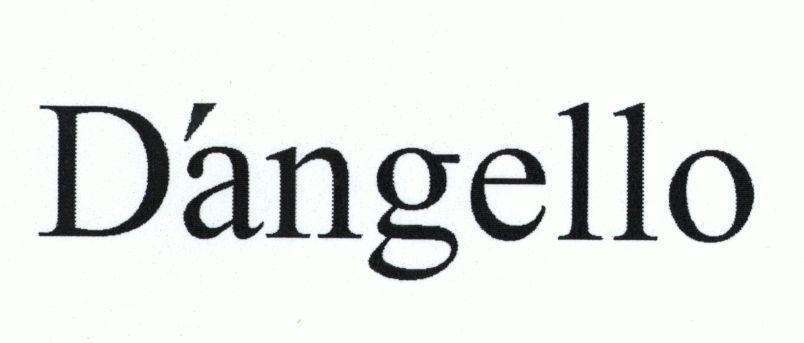 Nhãn hiệu D'angello  của Công ty TNHH dịch vụ thương mại Phan Thị, số đơn 4-2015-28693